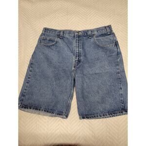 VTG Faded Glory Original Fit Jean Denim Shorts Jorts Y2K 100% Cotton Men's 36